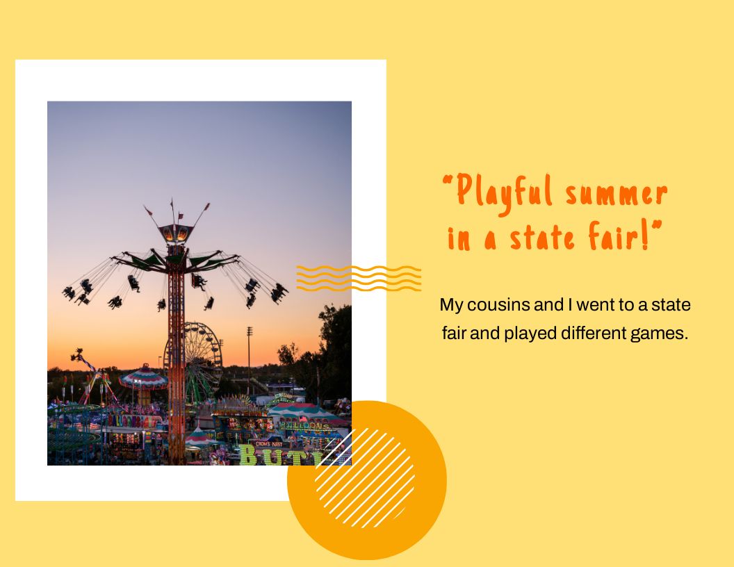 Free Vacation Scrapbook Template to Edit Online