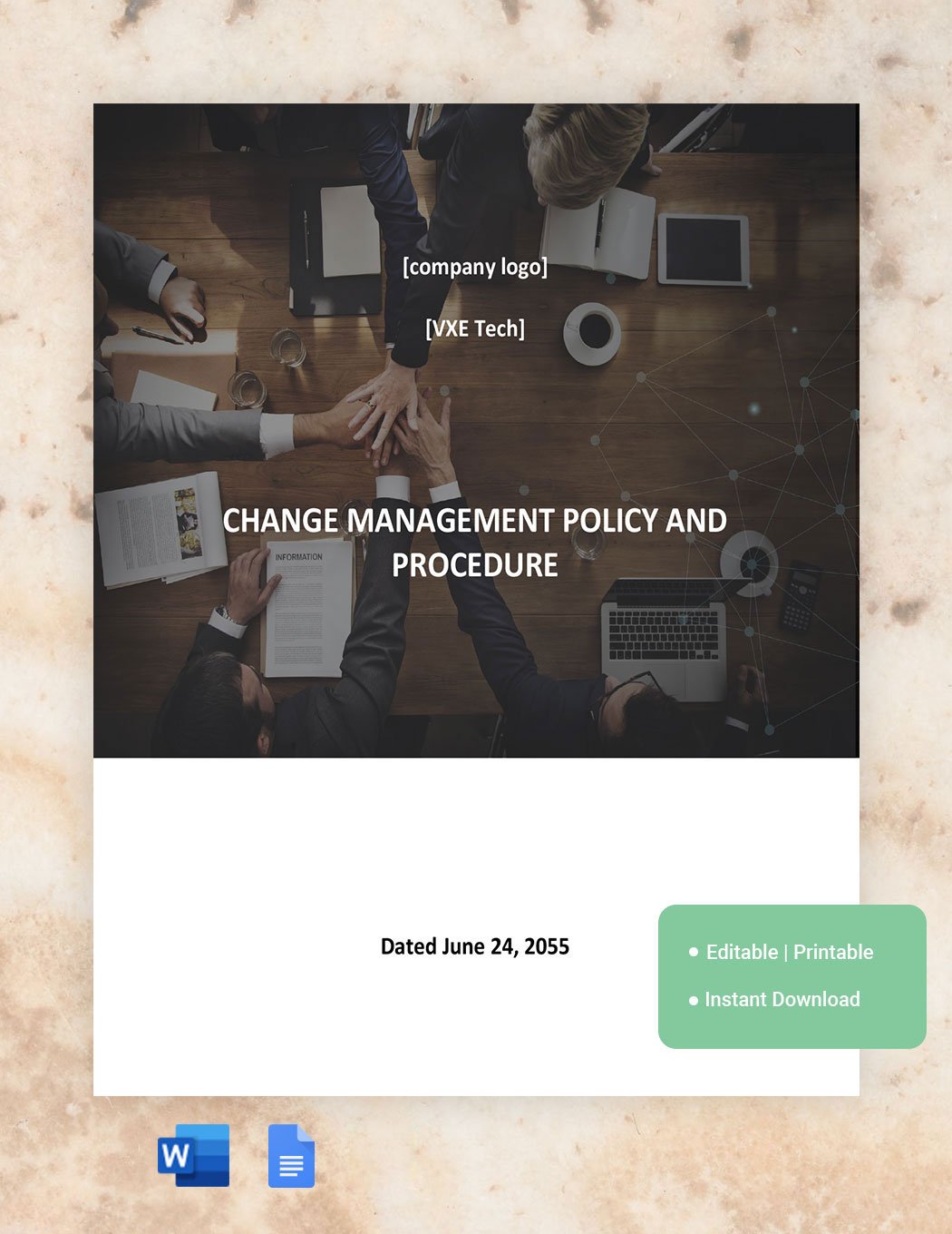 Free Change Management Policy And Procedure