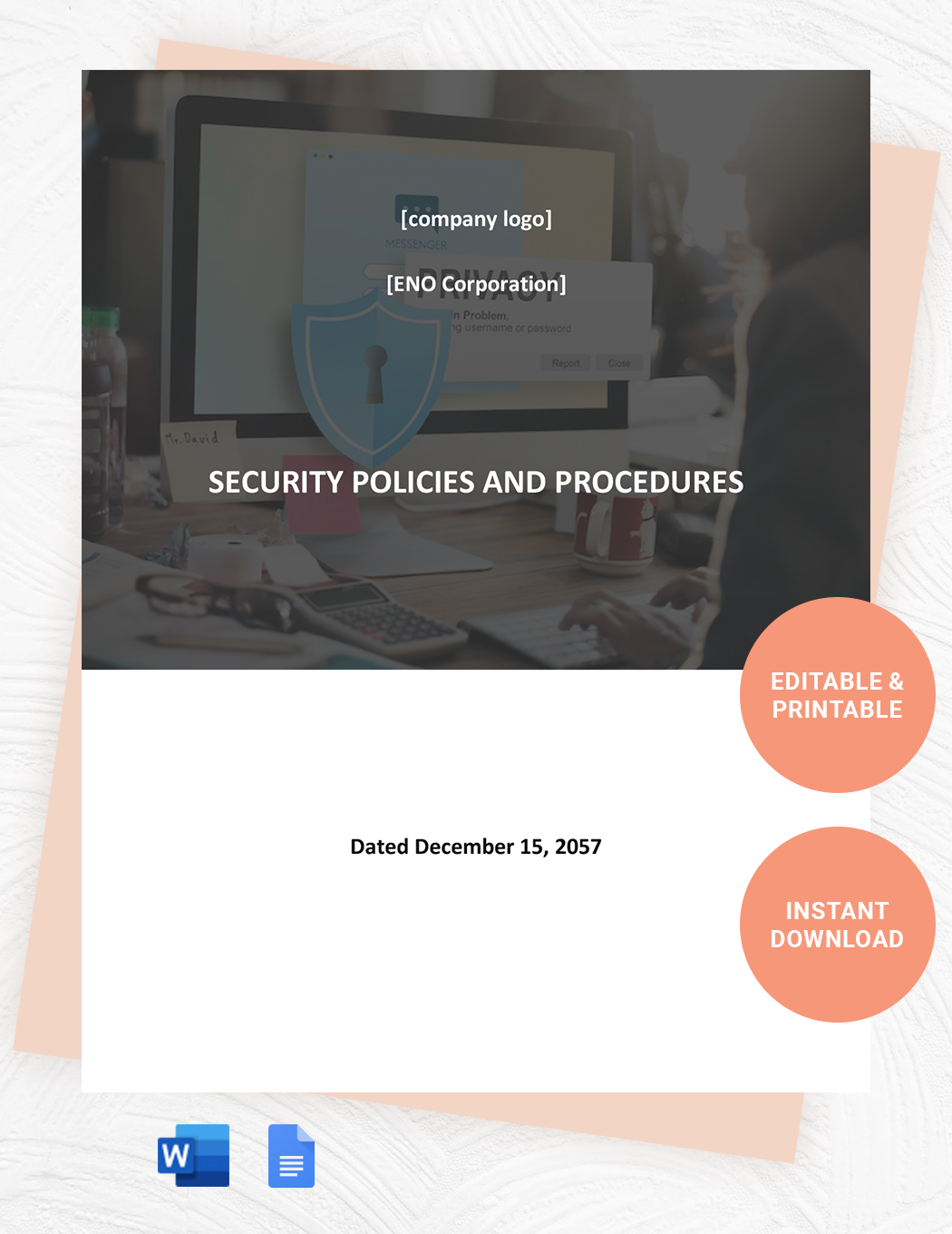 Security Policies And Procedures in Word, Google Docs - Download | Template.net