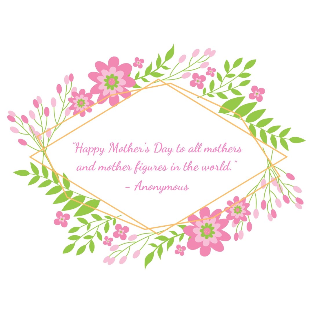 Free Happy Mother's Day Quote To All Mothers | Template.net