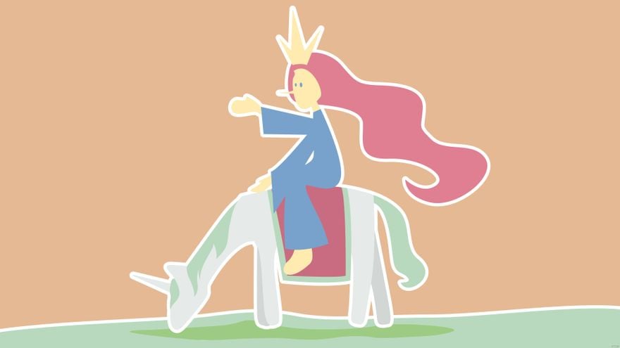 Free Riding Unicorn Background