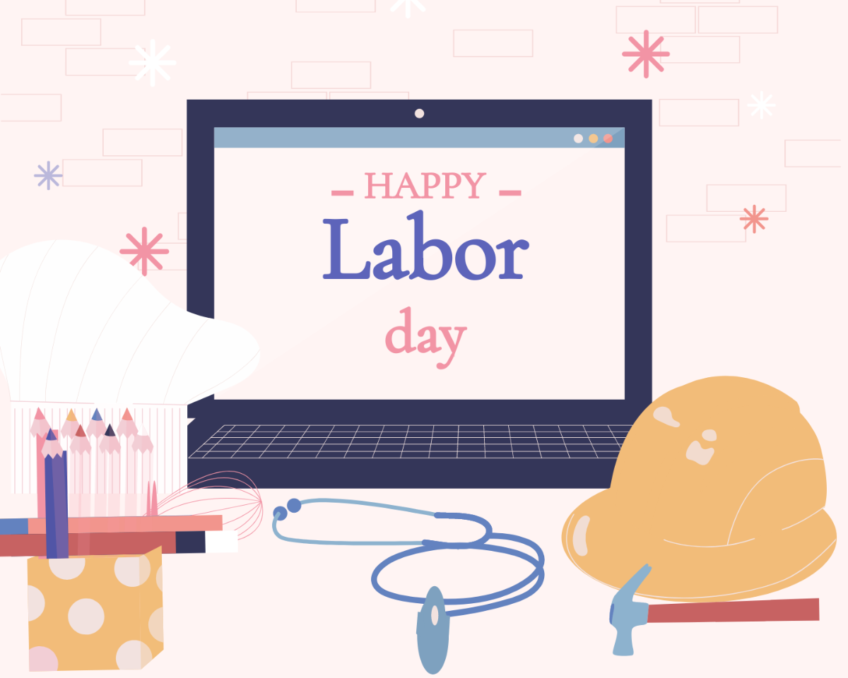 Modern Labor Day Vector Template