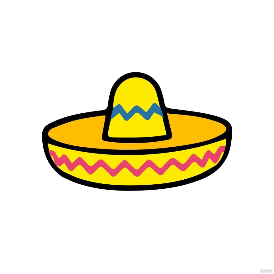 Free Cinco De Mayo Hat Clipart in Illustrator, EPS, SVG, JPG, PNG