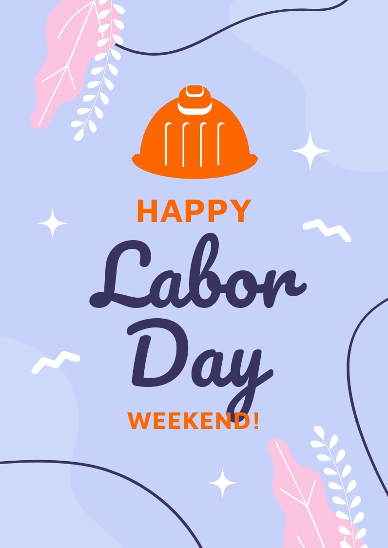 Free Happy Labor Day Weekend Template
