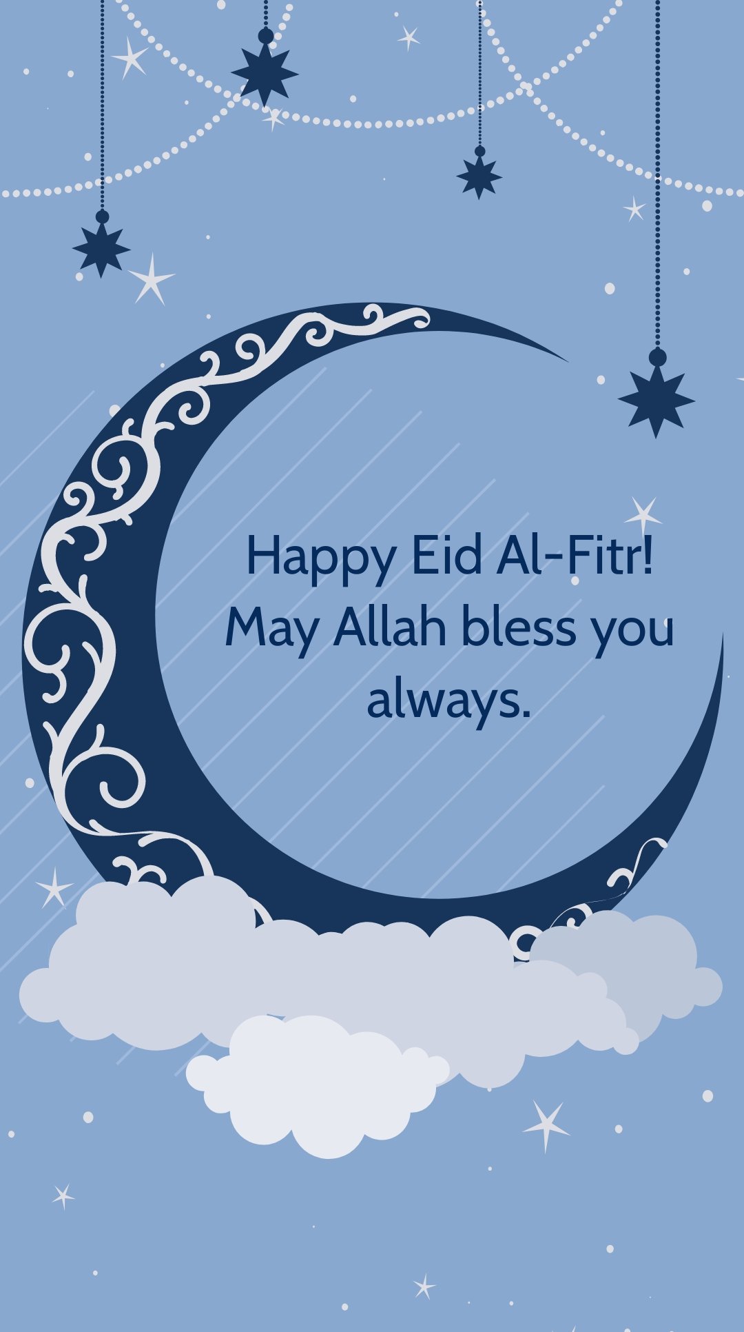 Happy Eid Al-fitr Whatsapp Status Template