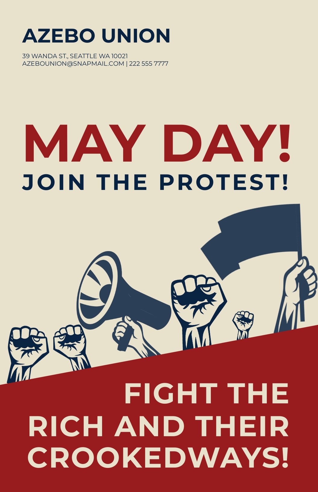 Communist May Day Poster