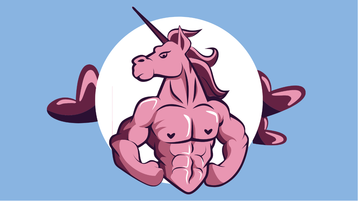 Free Unicorn Body Background Template