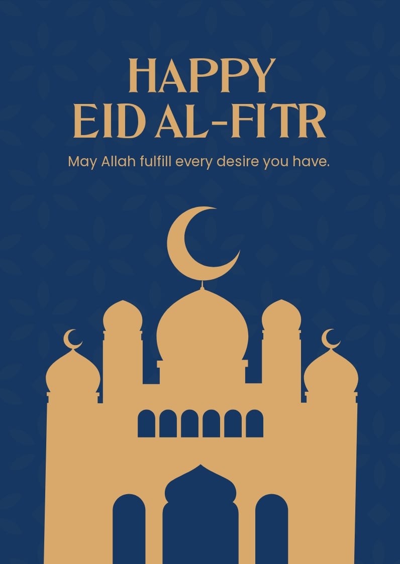 Eid Al-Fitr Message Template