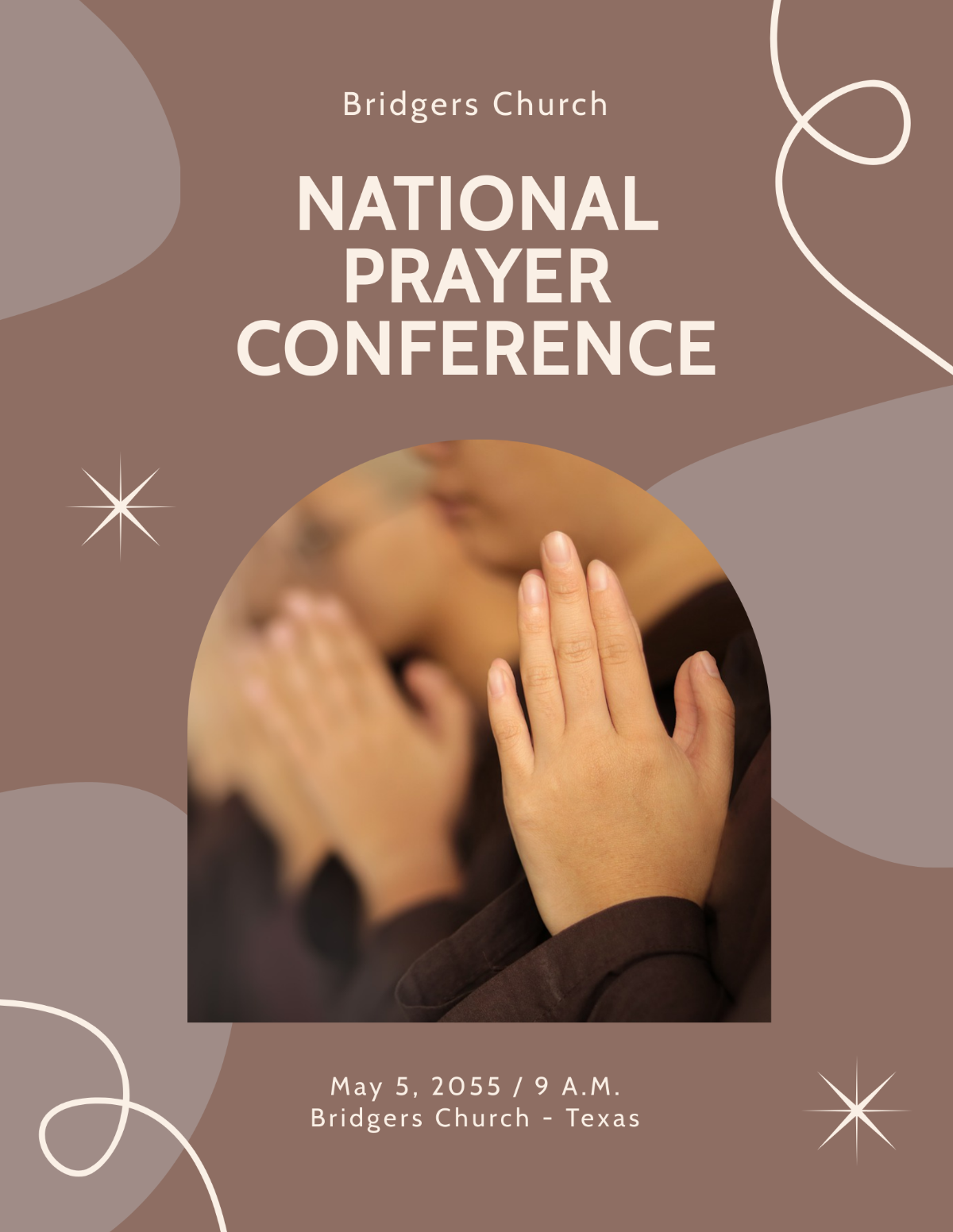National Prayer Conference Flyer Template