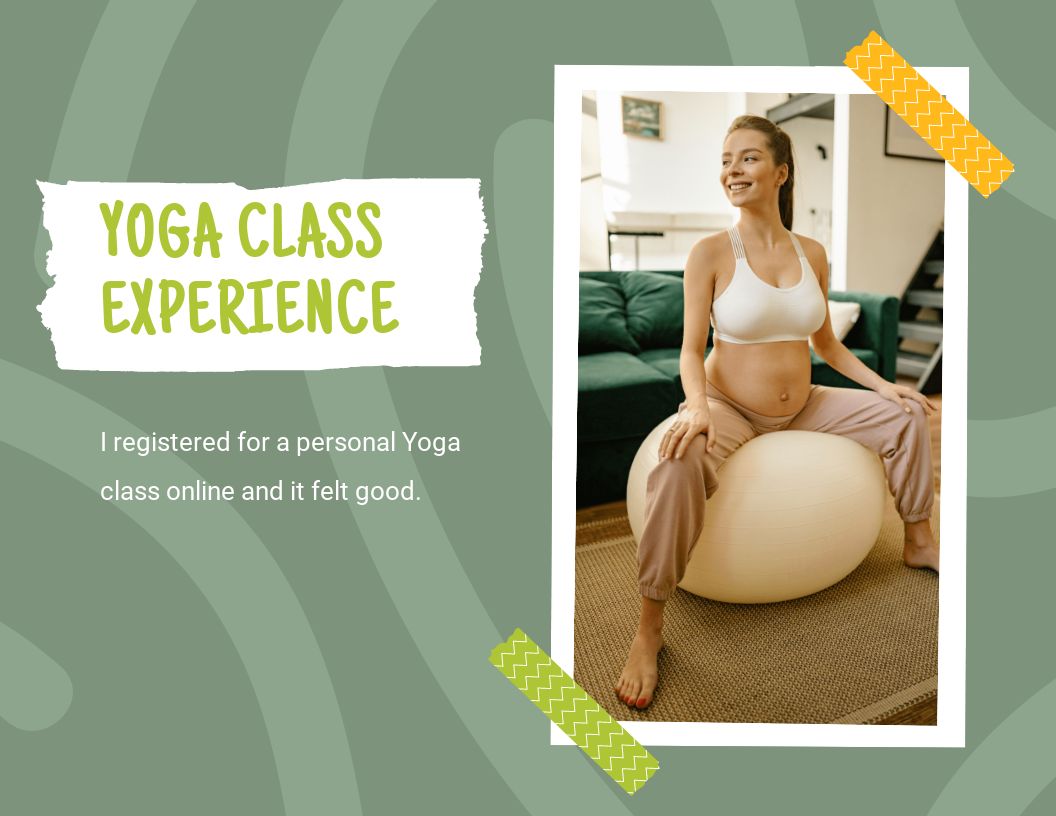 Free Pregnancy Scrapbook Template to Edit Online