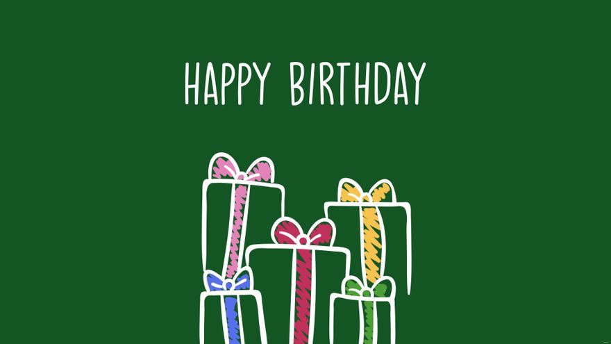 Free Chalkboard Birthday Background - Download in Illustrator, EPS, SVG