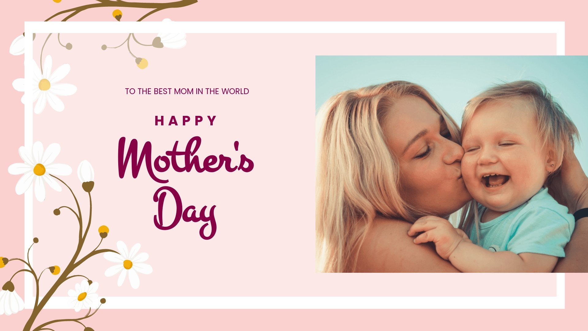 Free Mother's Day Greeting Image Template