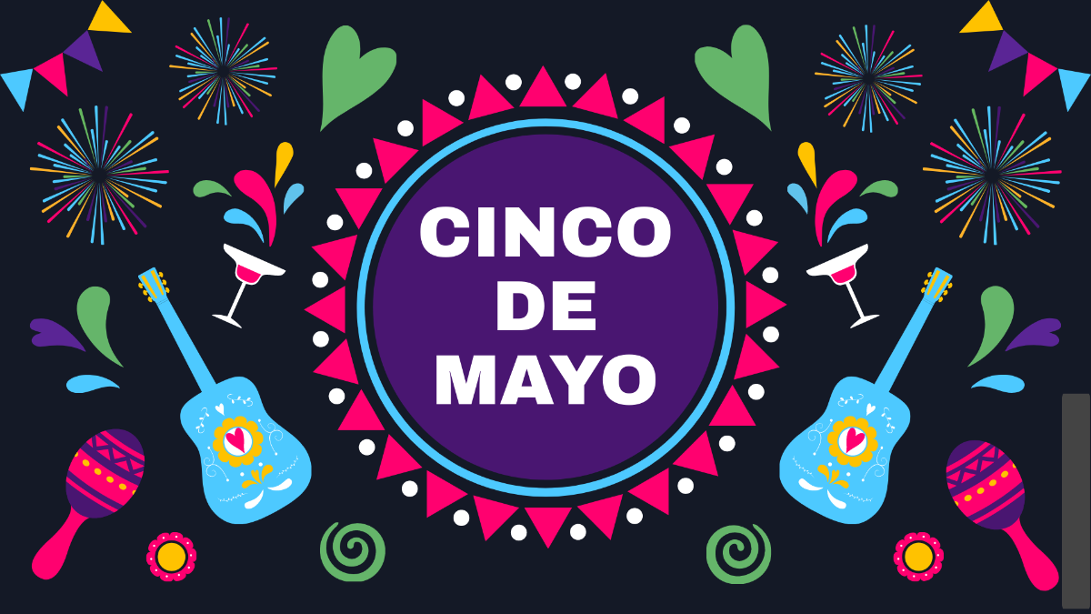 Cinco De Mayo Celebration Background Template