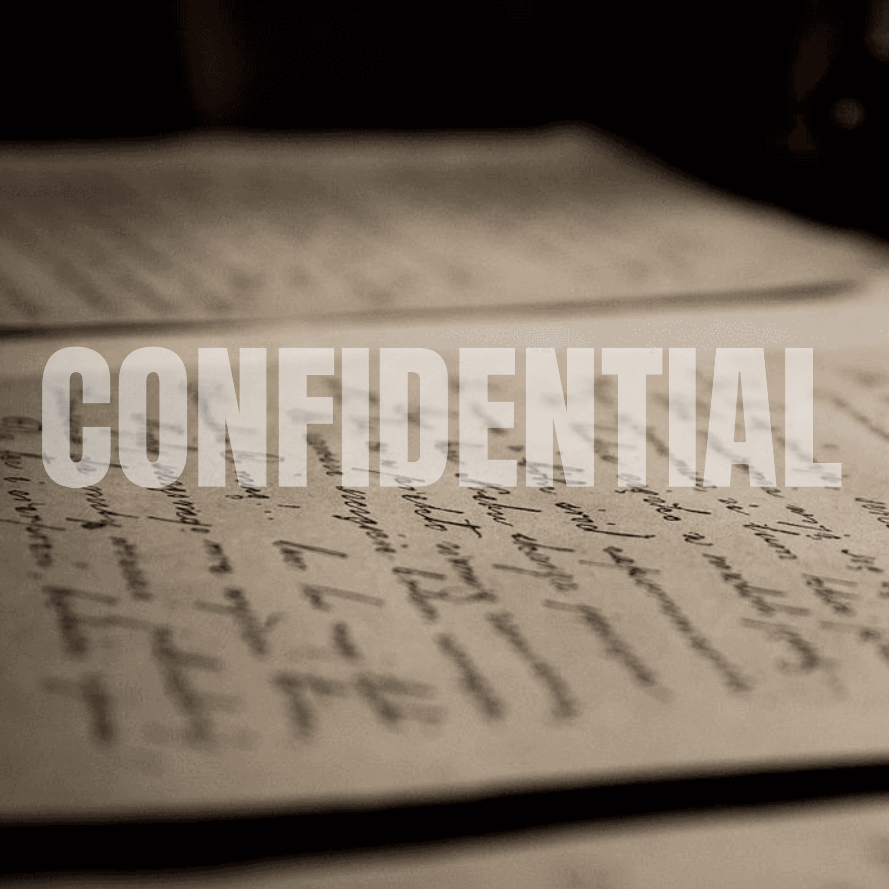 Confidential Watermark Template in PSD, PNG