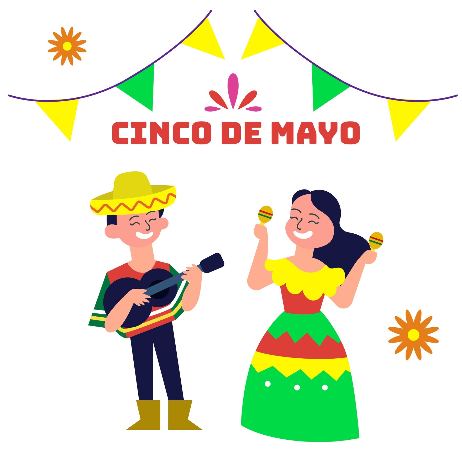 Free Cinco De Mayo Dancing GIF in Illustrator, EPS, SVG, JPG, GIF, PNG, After Effects