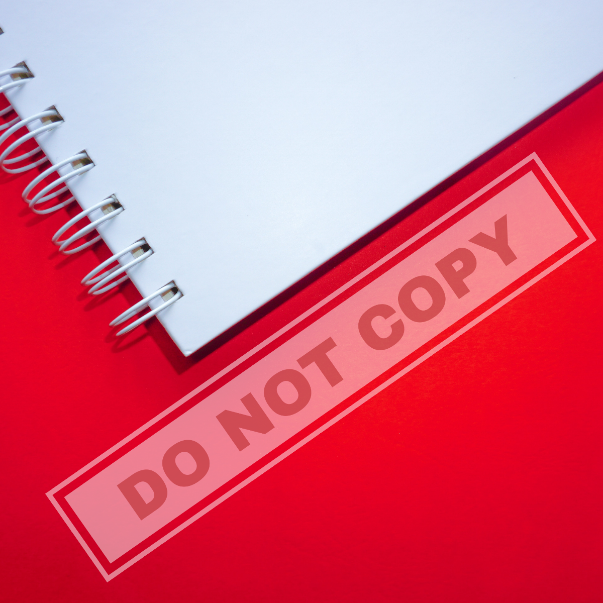 Free Do Not Copy Watermark Template