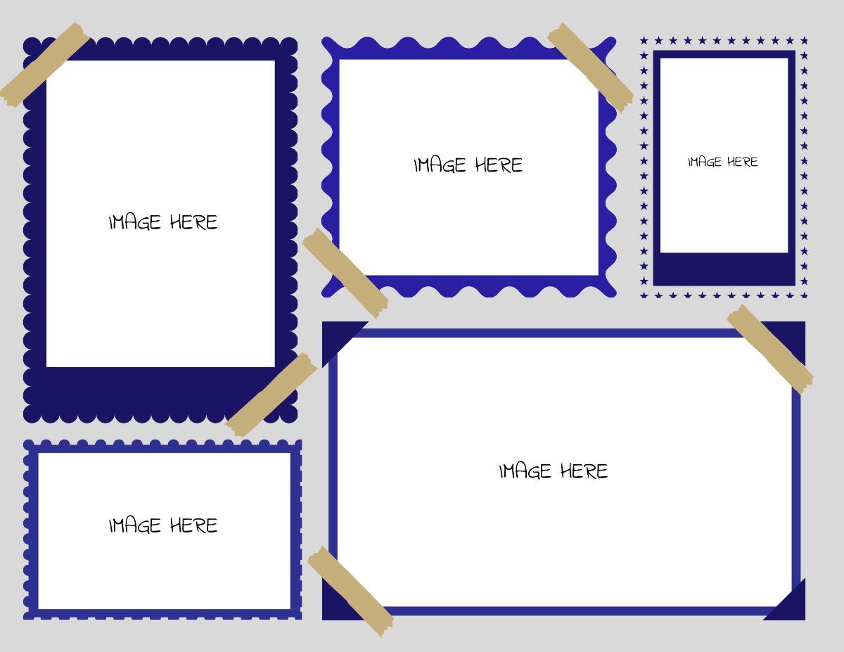 Scrapbook Frame Template