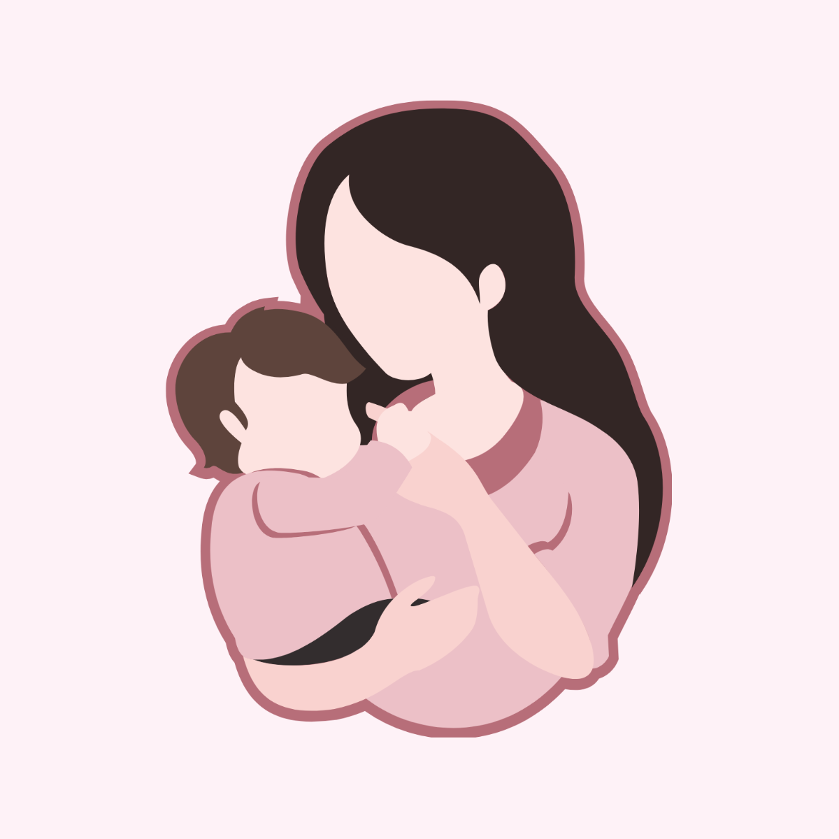 Mother's Day Clipart Template