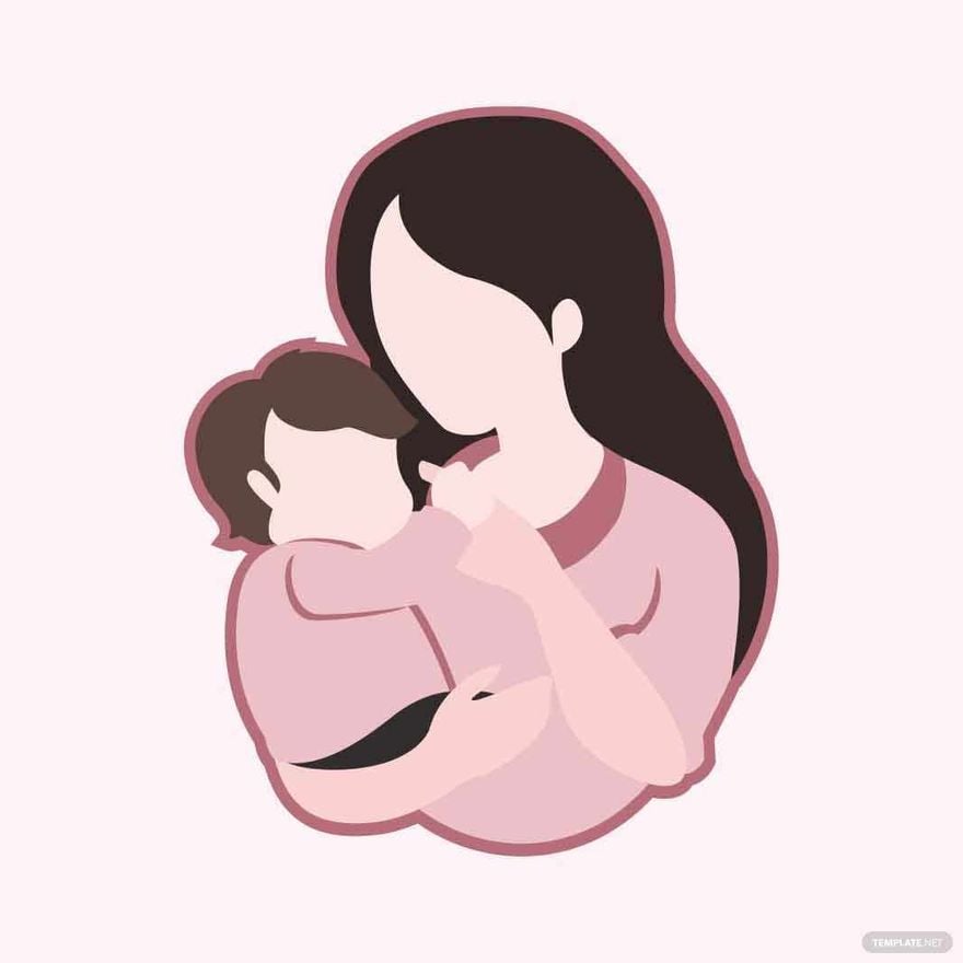 Free Mother's Day Clipart in Illustrator, EPS, SVG, JPG, PNG