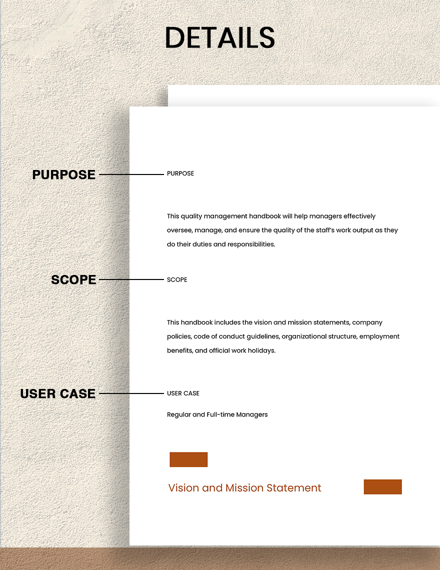 Quality Management Handbook Template - Google Docs, Word | Template.net