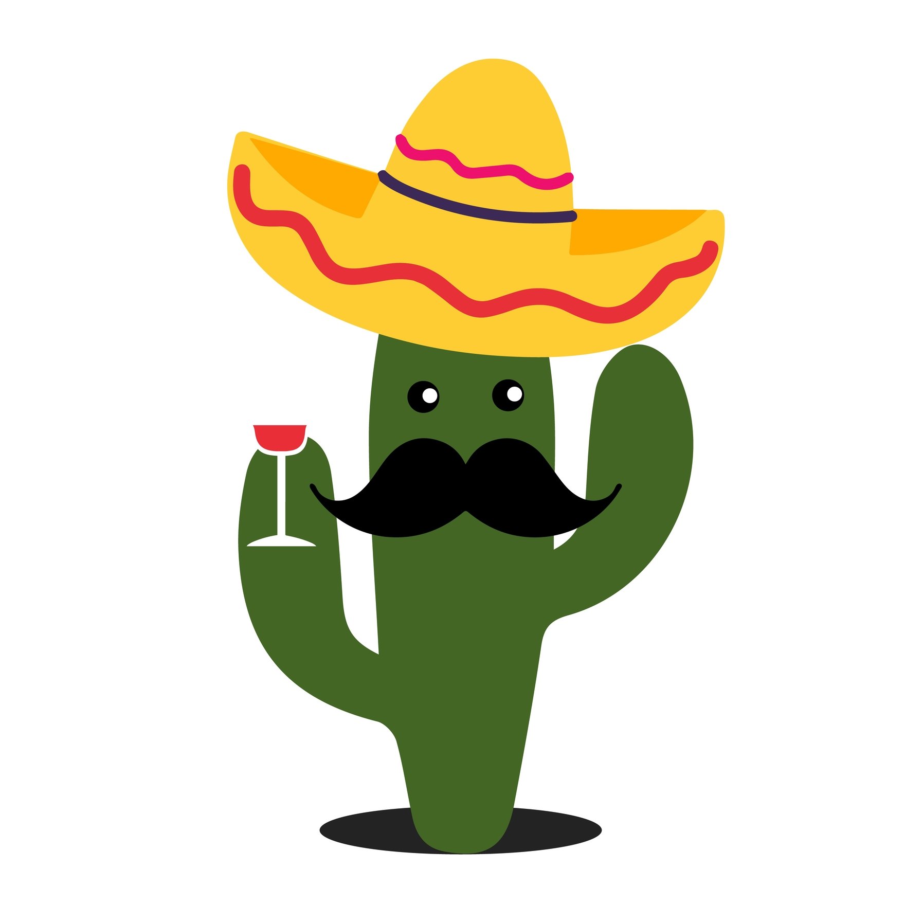 Funny Cinco De Mayo Gif in Illustrator, EPS, SVG, JPG, GIF, PNG, After Effects