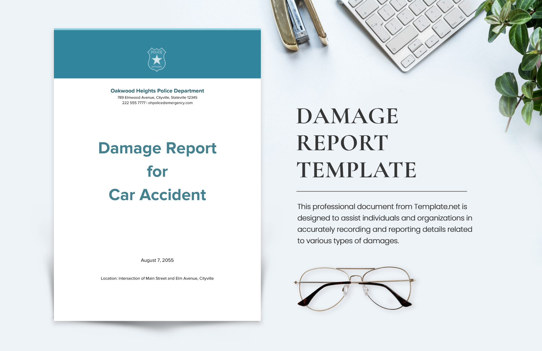 Free Damage Report Template Download In Word Google Docs PDF Apple 