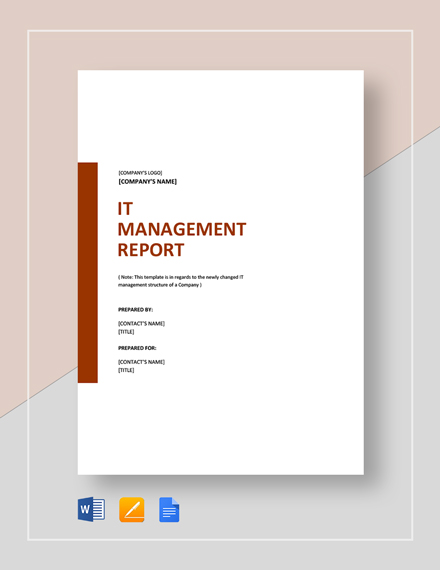 Management Report Template - 35+ Word, PDF, Apple Pages, Google Docs