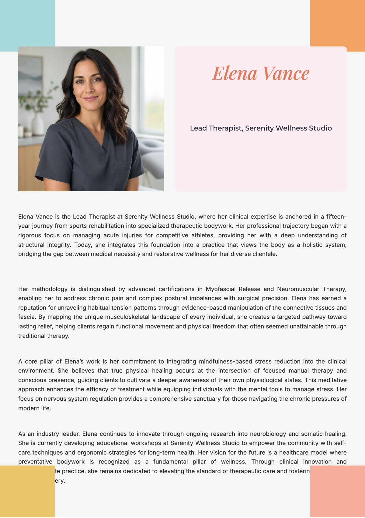 Free Professional Bio Template For Massage Therapist Template Free Professional Bio Template For Massage Therapist Template