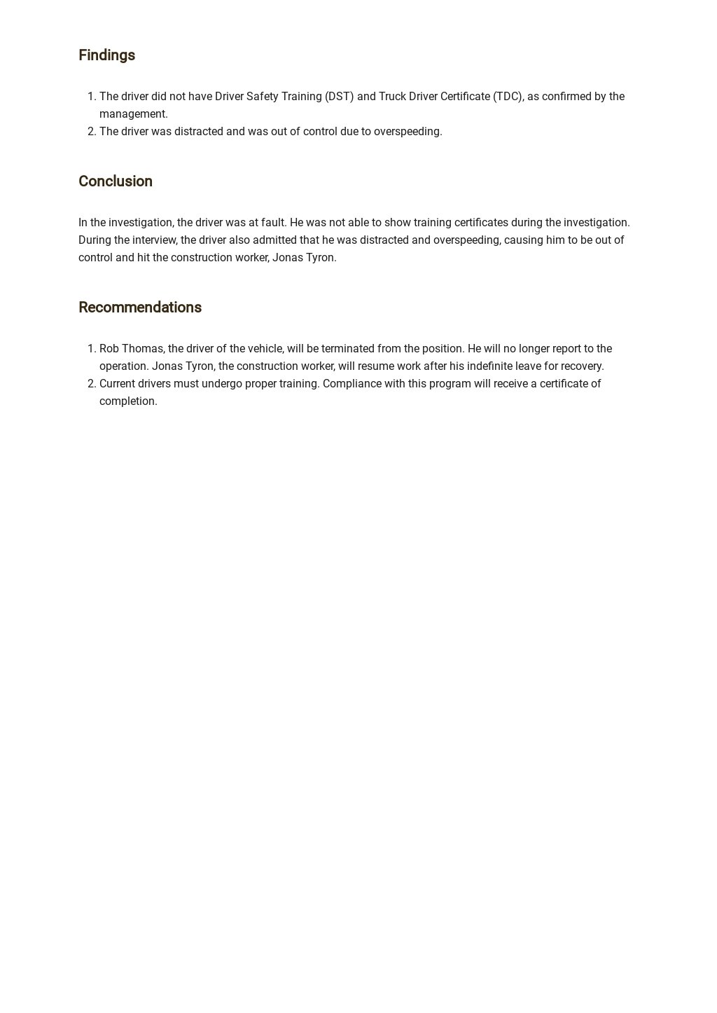Simple Construction Incident Report Template 2.jpe