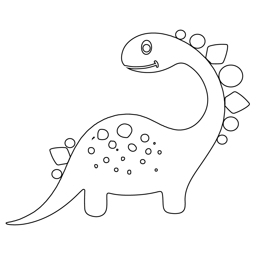 Dinosaur Truck Coloring Page - EPS, Illustrator, JPG, PNG, SVG ...