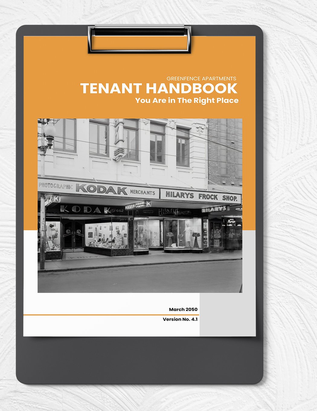 Tenant Handbook Template