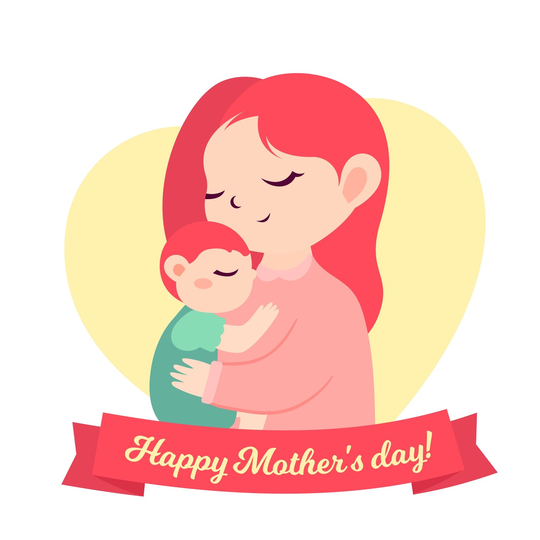 Free Happy Mother's Day GIF in Illustrator, EPS, SVG, JPG, GIF, PNG, After Effects