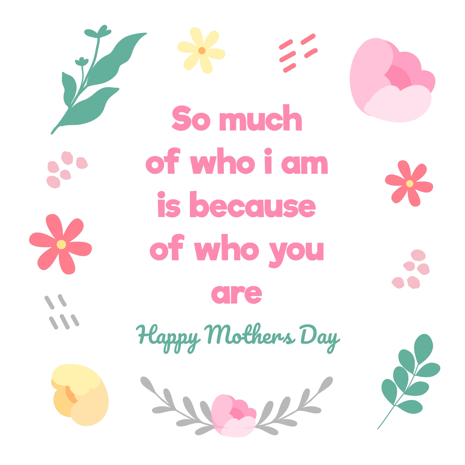 Happy Quote Templates Design Free Download Template