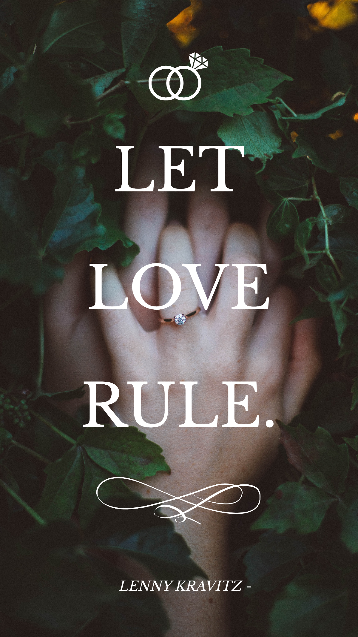 Lenny Kravitz - Let love rule. Template