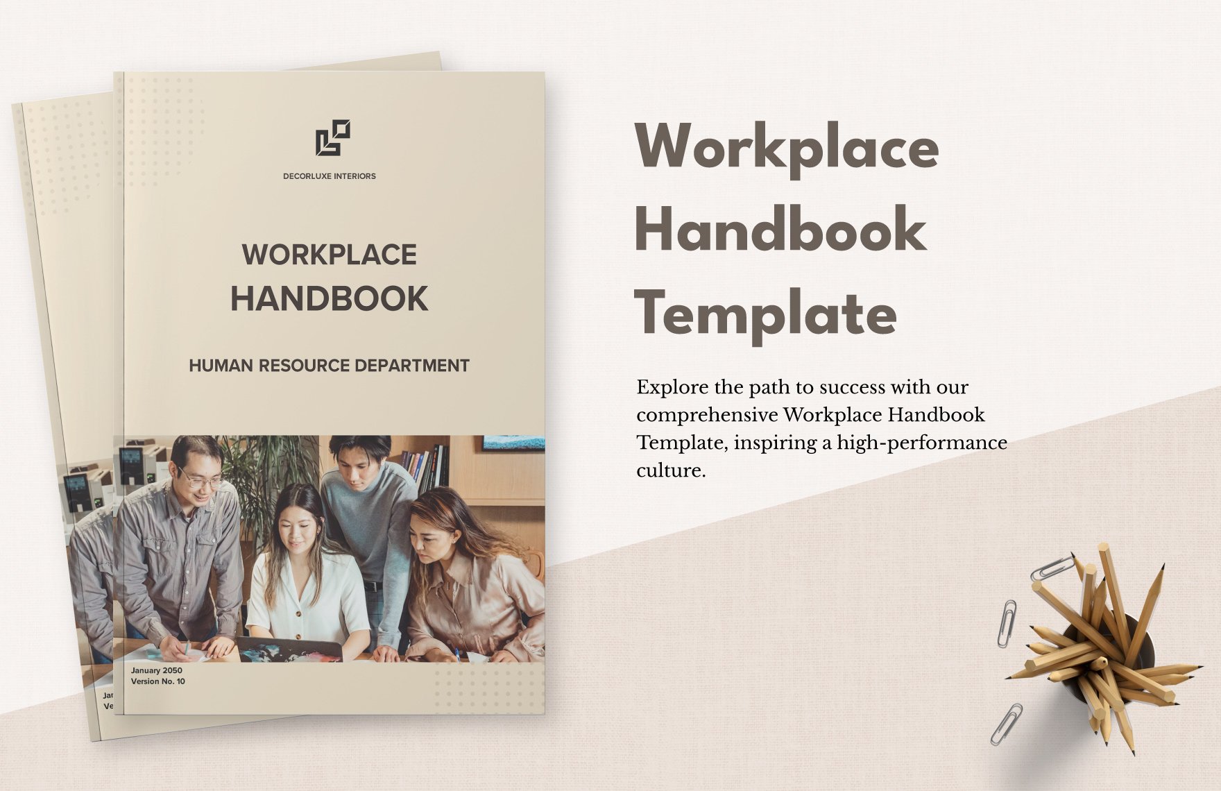 Free Workplace Handbook Template in Word, Google Docs, PDF