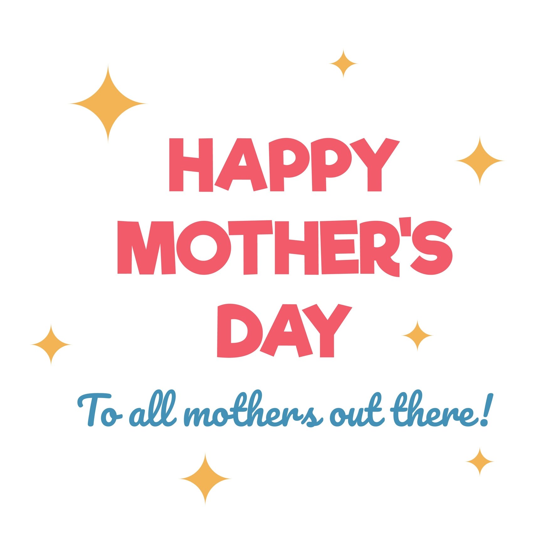 Free Glitter Happy Mother's Day GIF