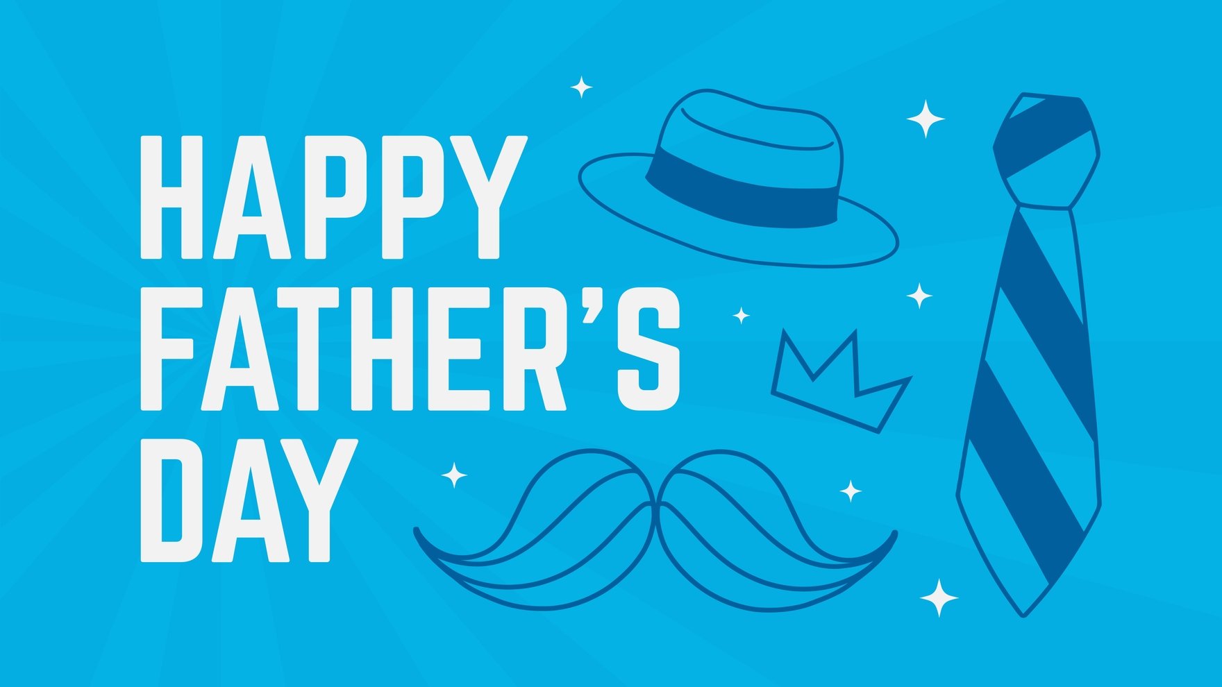 Blue Father's Day Background