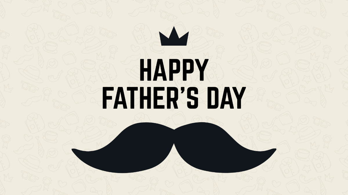 Happy Father's Day Background Template