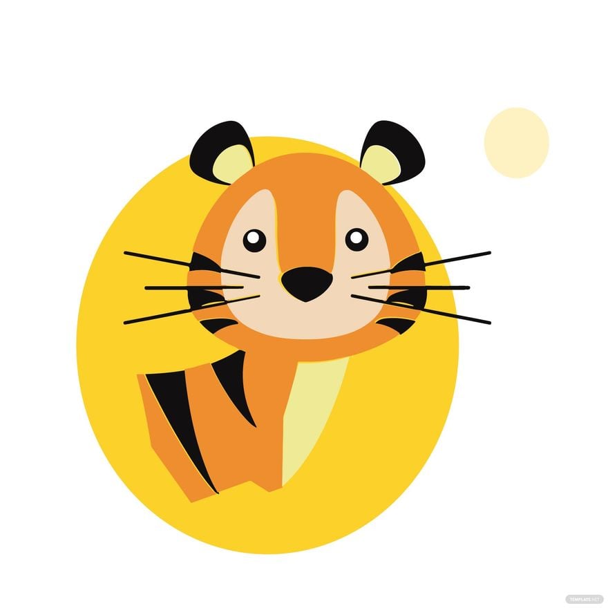 Free Cute Tiger Clipart in Illustrator, EPS, SVG, JPG, PNG