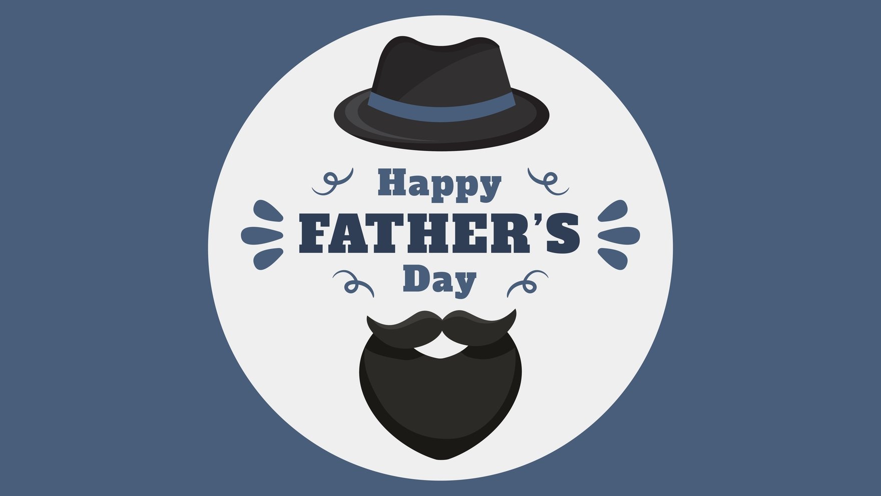 Simple Father's Day Background in Illustrator, EPS, SVG, JPG, PNG