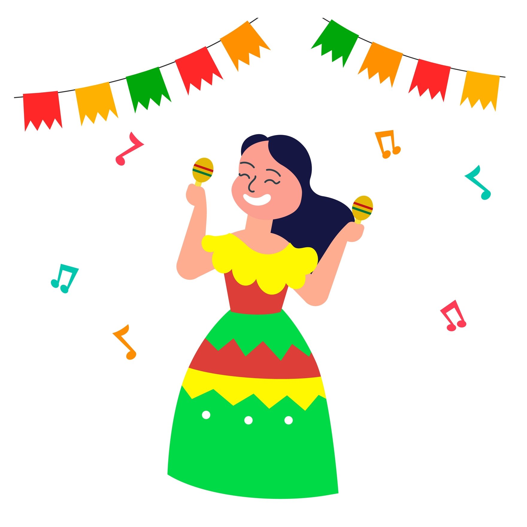 Free Cinco De Mayo Party Gif in Illustrator, EPS, SVG, JPG, GIF, PNG, After Effects