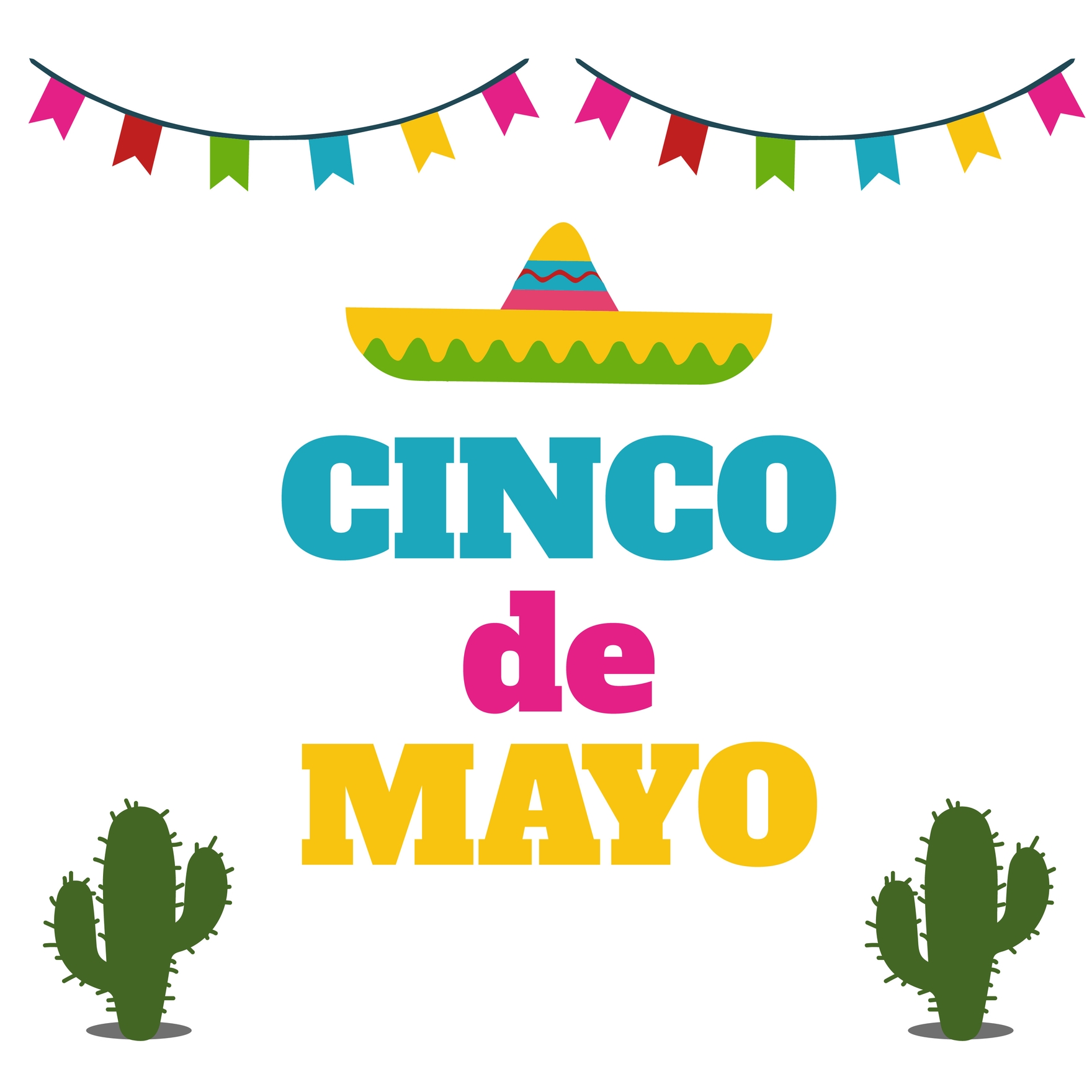 Animated Happy Cinco de Mayo Image in Illustrator, EPS, SVG, JPG, GIF, PNG, After Effects