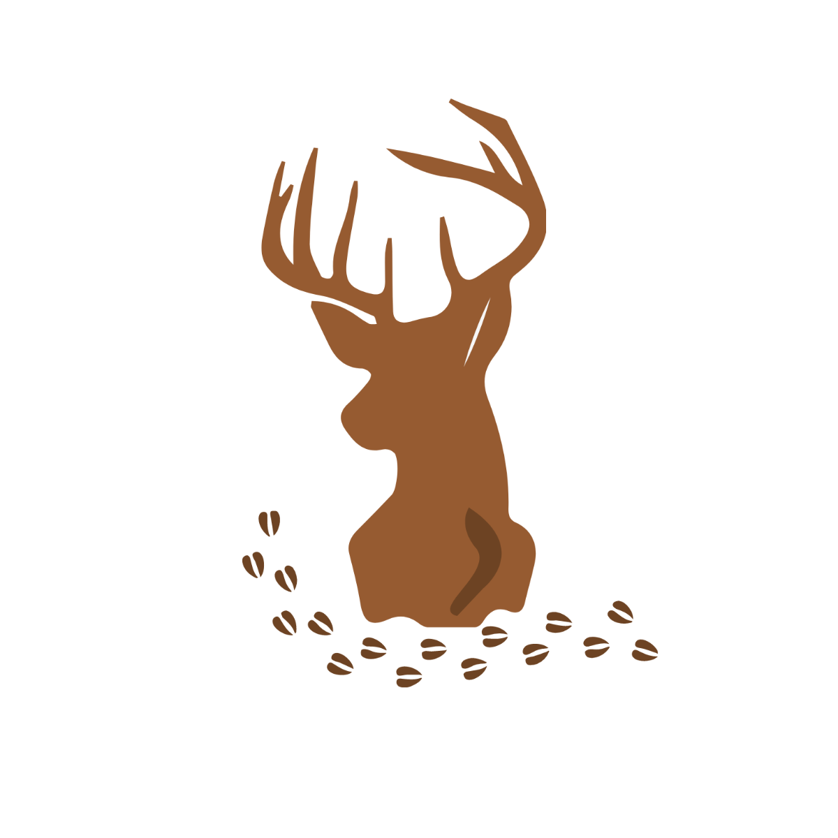Deer Head Clipart Template