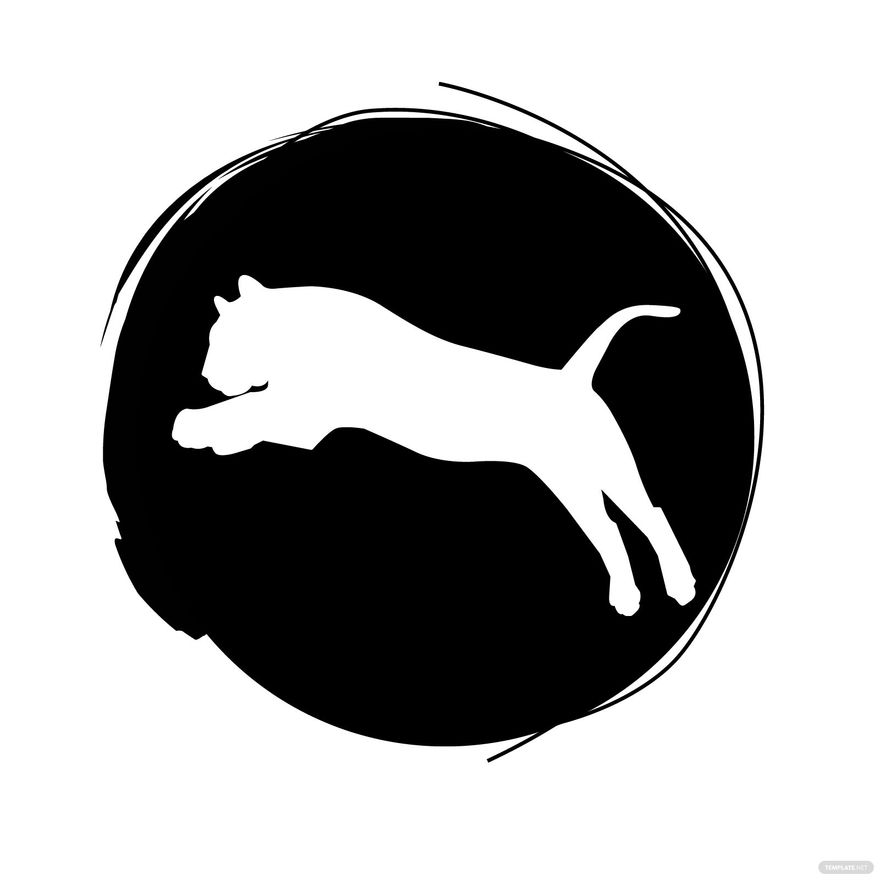 White Tiger Clipart in Illustrator