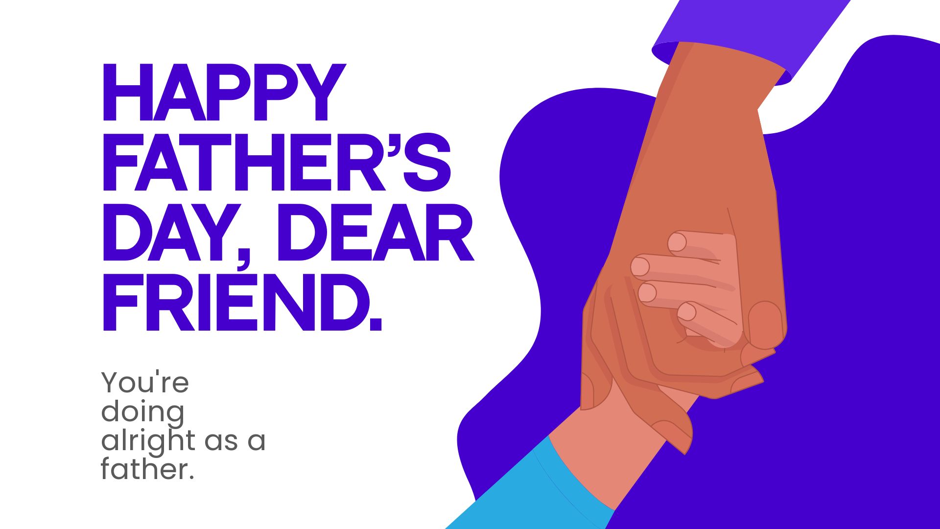 Free Happy Father's Day Friend Image in JPG