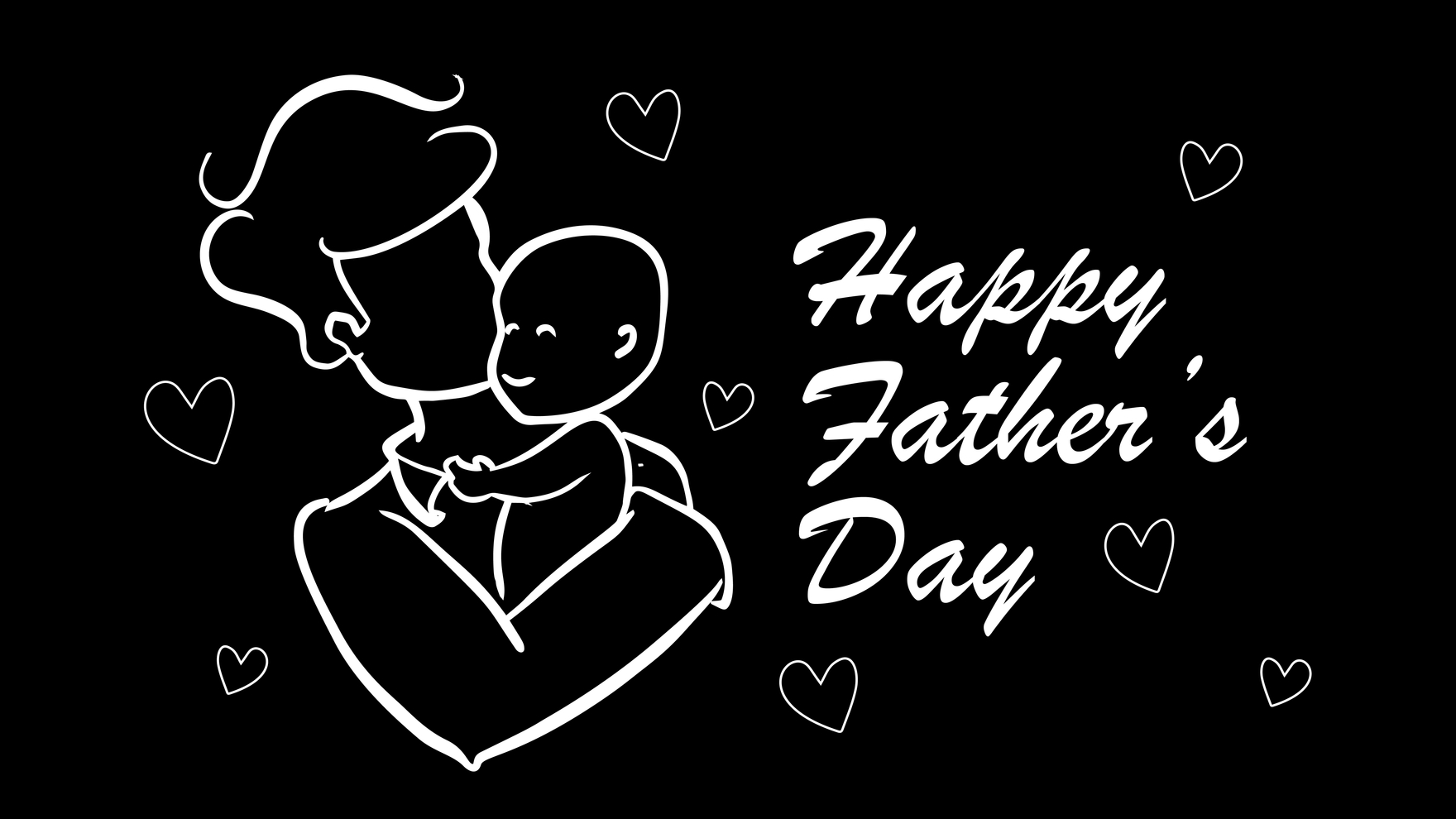 Black Father's Day Background