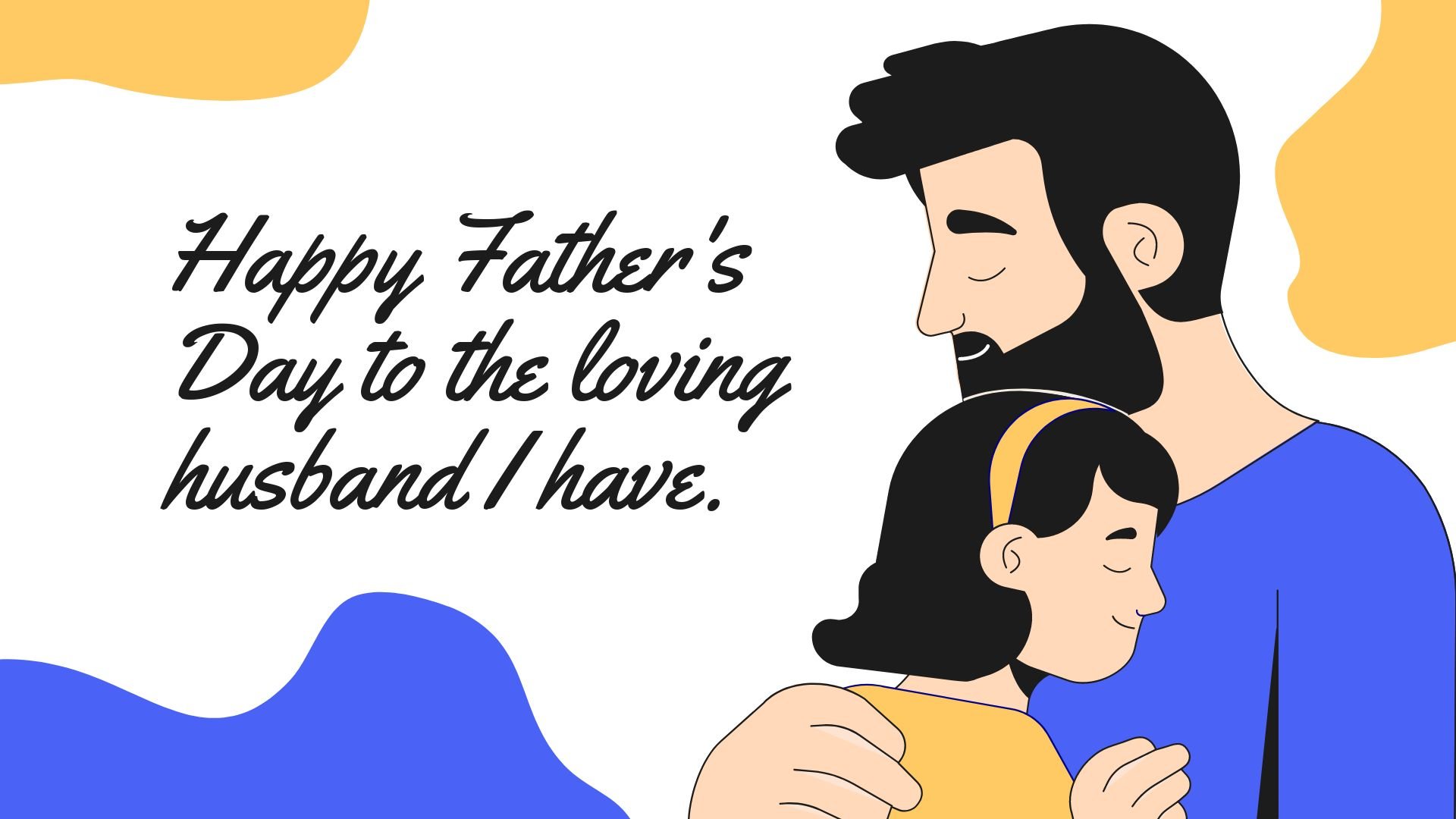Happy Father's Day Husband Image in JPG