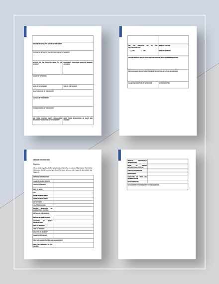 Google docs report template image