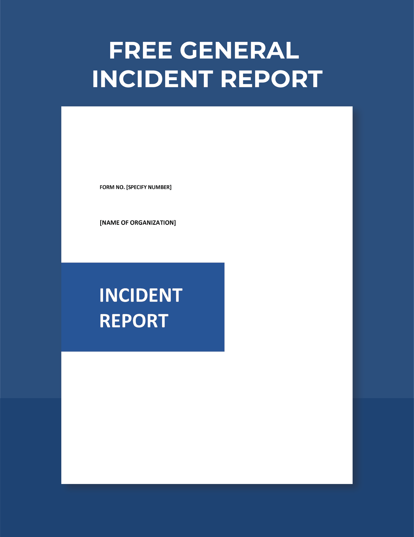 Free General Incident Report Template Download In Word Google Docs