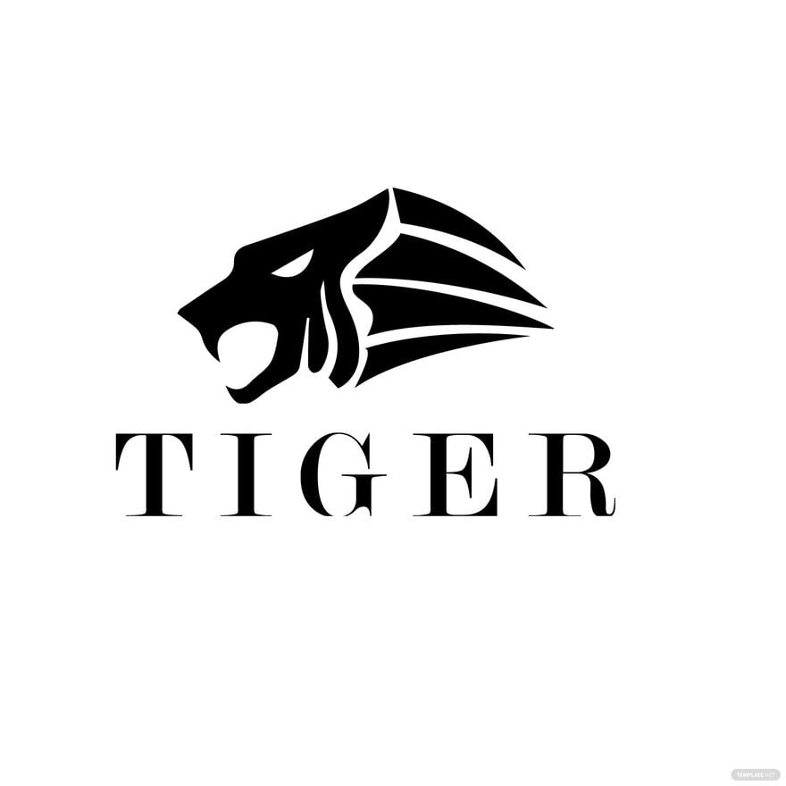 Tiger Logo Clipart in Illustrator